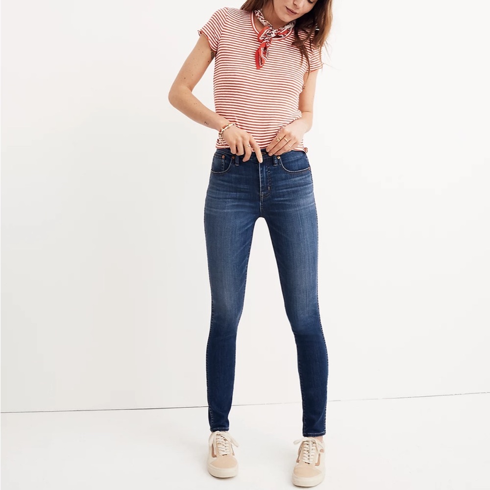 NWT Madewell 10” High-Rise Skinny Jeans